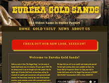 Tablet Screenshot of eurekagoldsands.com